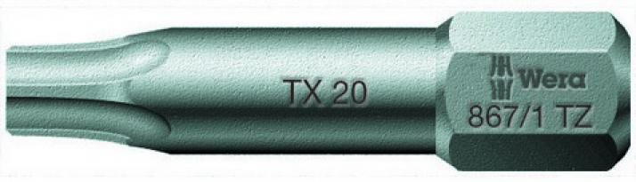 картинка 867/1 TZ TORX® Насадки, TX 20 x 25 mm — Knipex.moscow